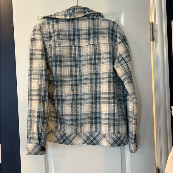 Boston Traders Blue and Cream Plaid jacket size small - Picture 3 of 4